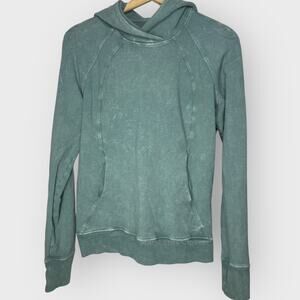 Lululemon Scuba Pullover Hoodie I Size 4 I Washed Blue I Sweatshirt Athleisure